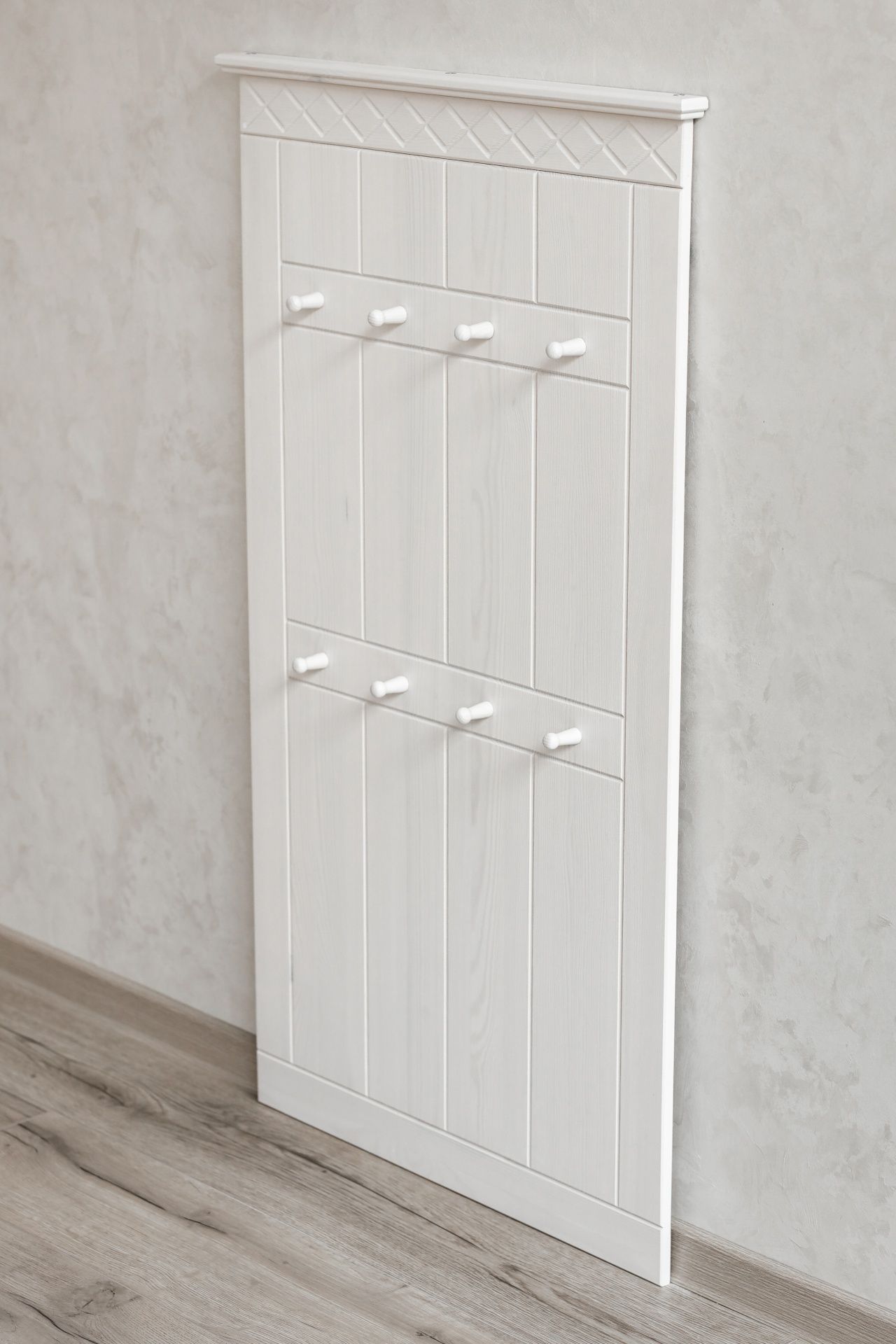 Вешалка навесная Индра белый воск