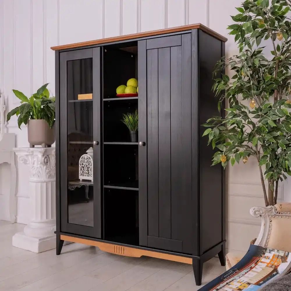 Шкаф для посуды трехсекционный 2 двери 101 Пенни