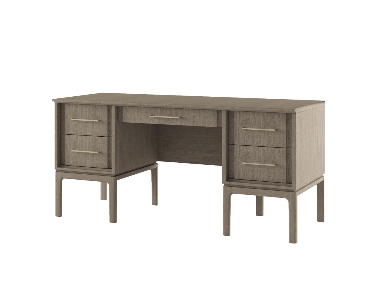 Стол письменный B5 2-х тумбовый Брюгге ВМФ 1698