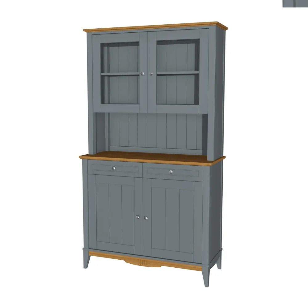 Комод буфета из дерева Пенни 2 двери 2 ящика