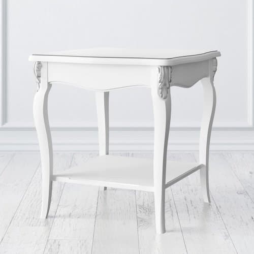 Столик квадратный Silvery Rome S113-K00-S