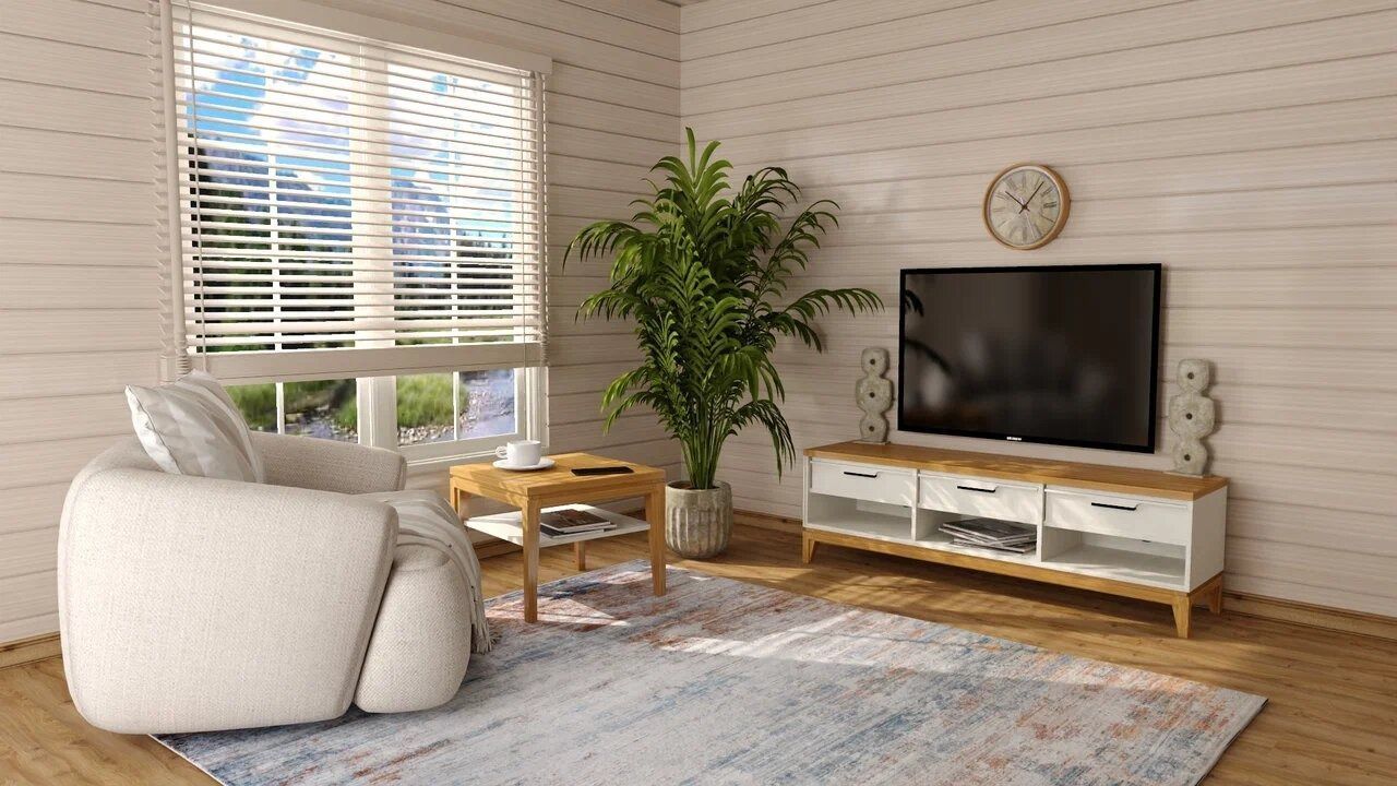 Тумба ТВ с полками 03 Гранада