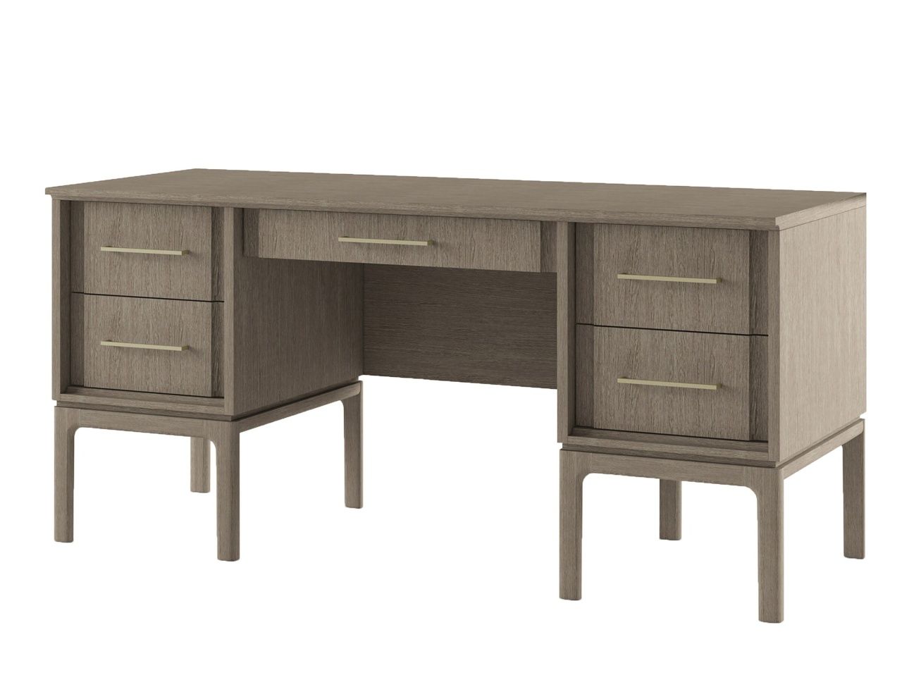 Стол письменный B5 2-х тумбовый Брюгге ВМФ 1698