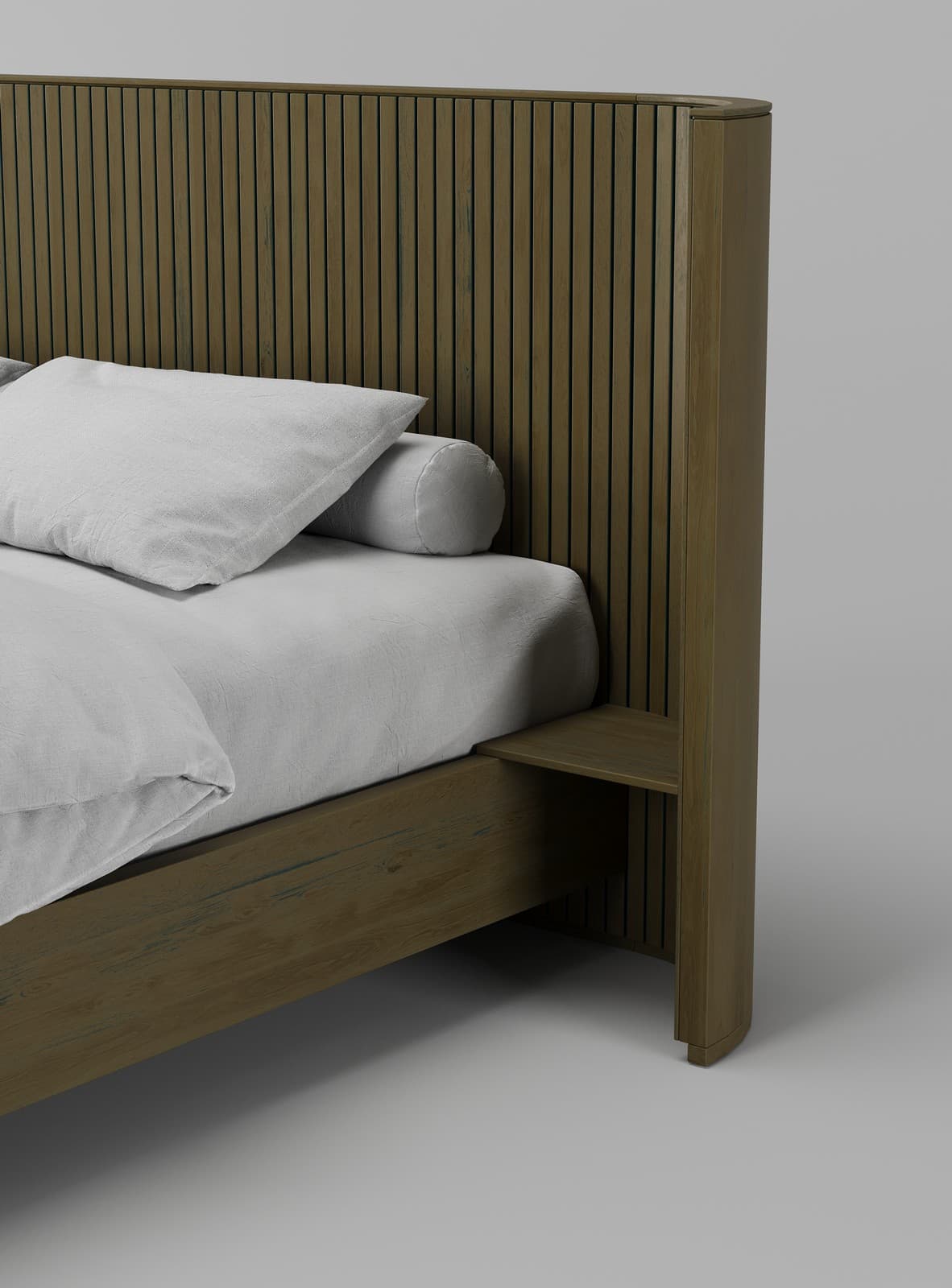 Кровать 160х200 Eclipse с полками ЭК-202 H910