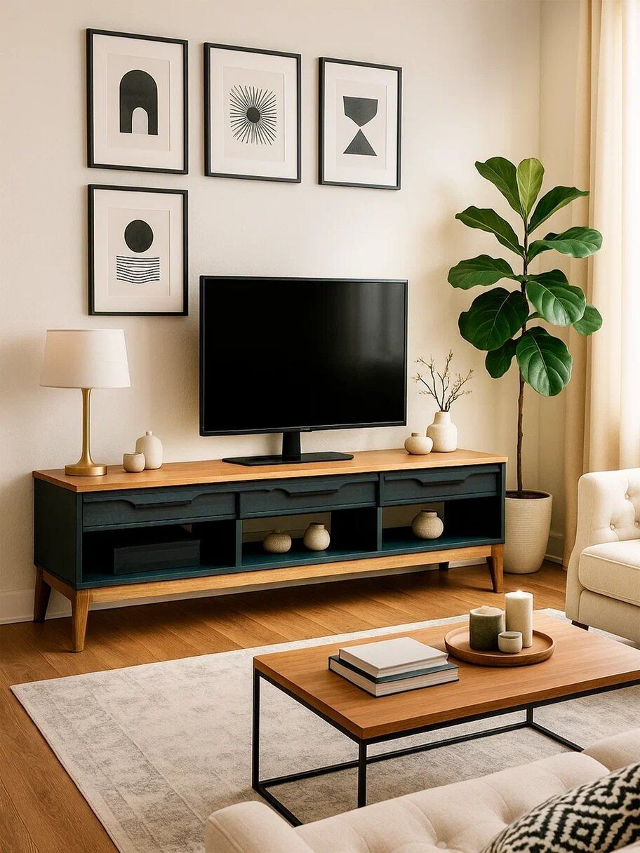 Тумба ТВ с полками 03 Гранада