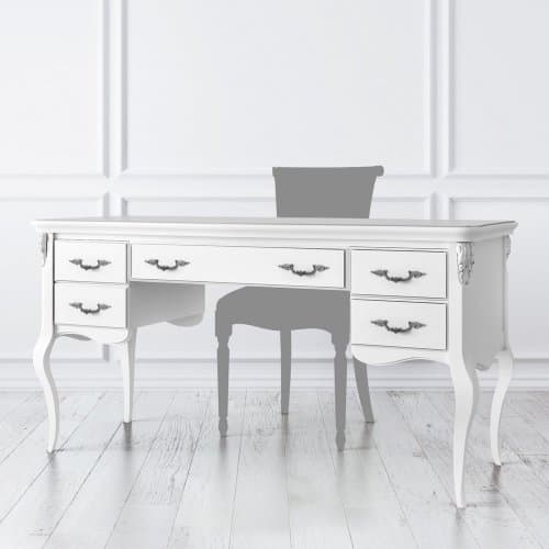 Кабинетный стол широкий Silvery Rome S111L-K00-S