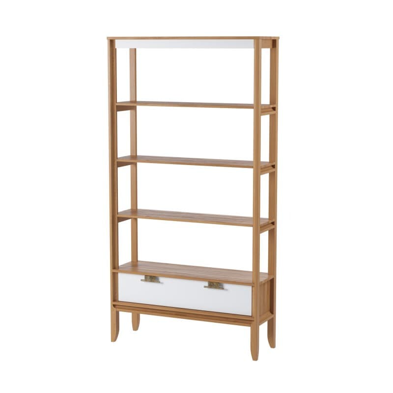 Стеллаж Бридж сквозной широкий с 1 ящиком