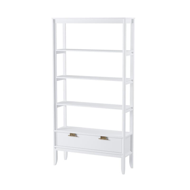 Стеллаж Бридж сквозной широкий с 1 ящиком