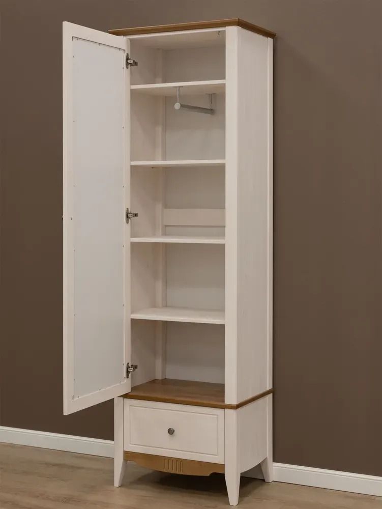 Шкаф для прихожей/белья Пенни с зеркалом