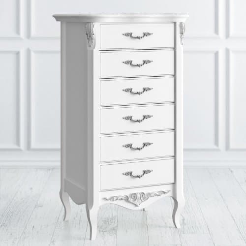 Комод высокий Silvery Rome S108-K00-S
