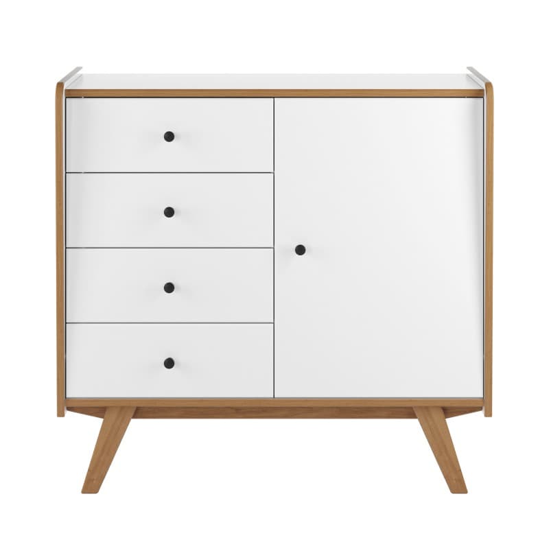 Тумба 1 дверь 4 ящика Винтаж 30014