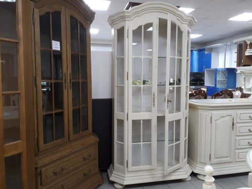 Шкаф с витриной Ноктюрн ГМ 5269С зеркальный