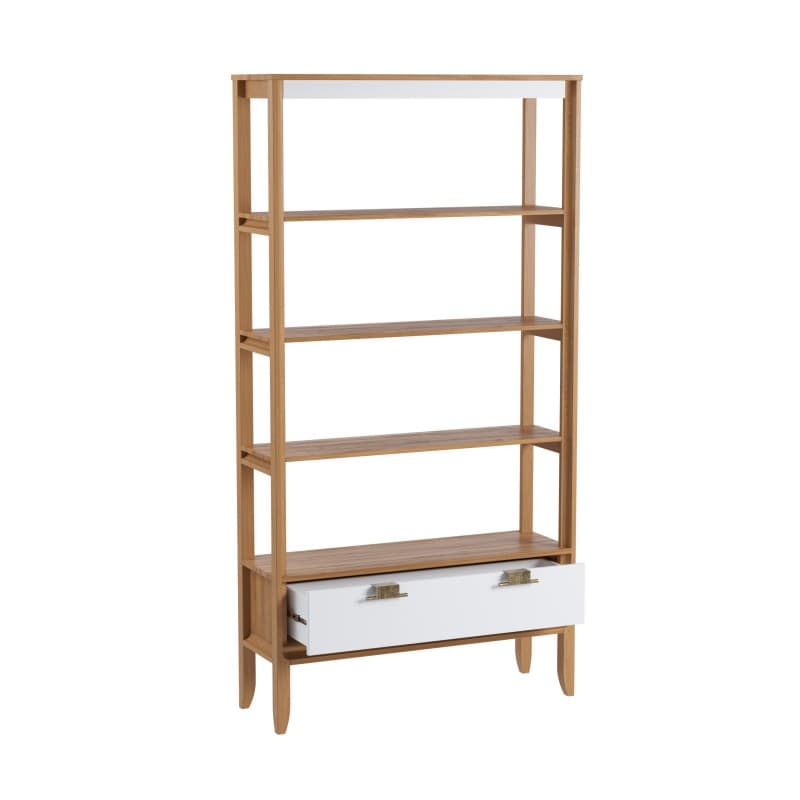 Стеллаж Бридж сквозной широкий с 1 ящиком