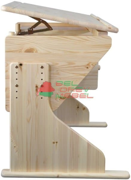 Стол-парта письменный Рио с подъёмной столешницей 4134-1 (4242)