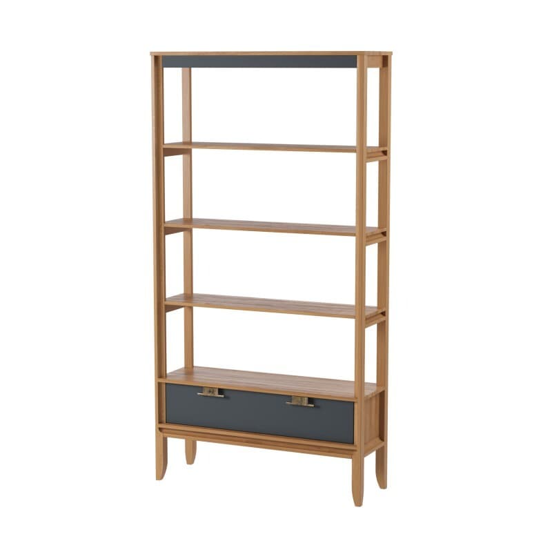 Стеллаж Бридж сквозной широкий с 1 ящиком