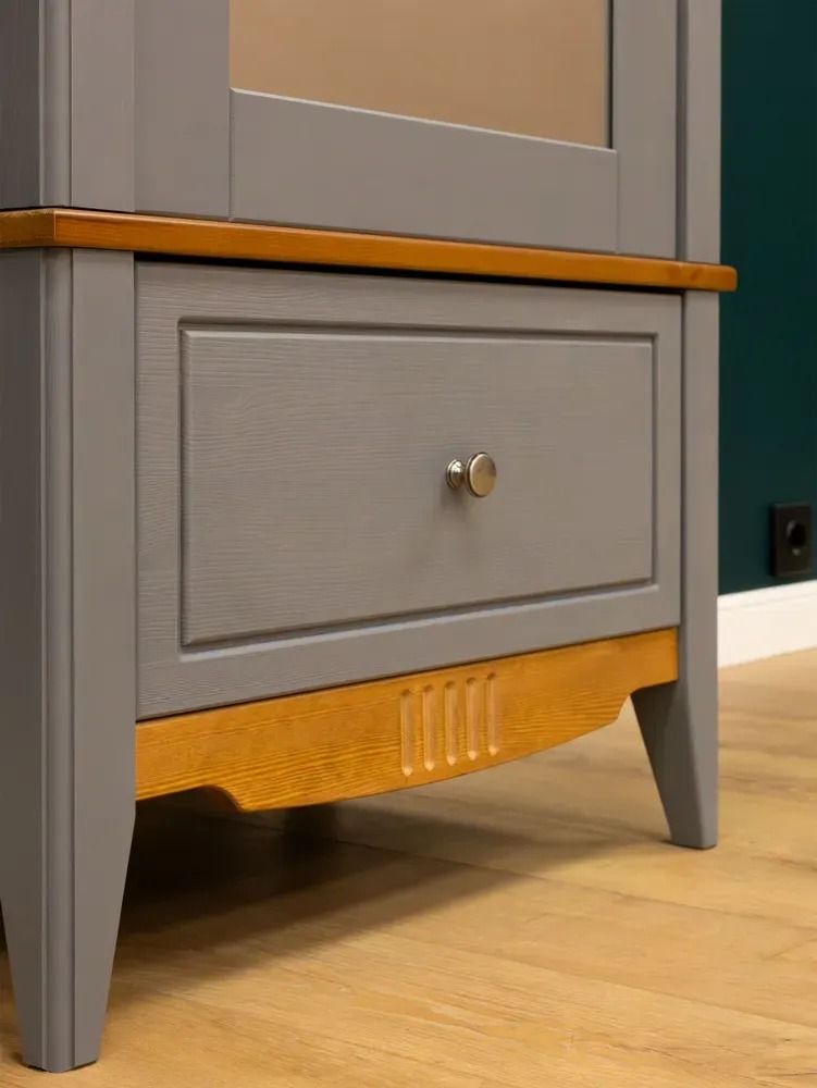 Шкаф для прихожей/белья Пенни с зеркалом