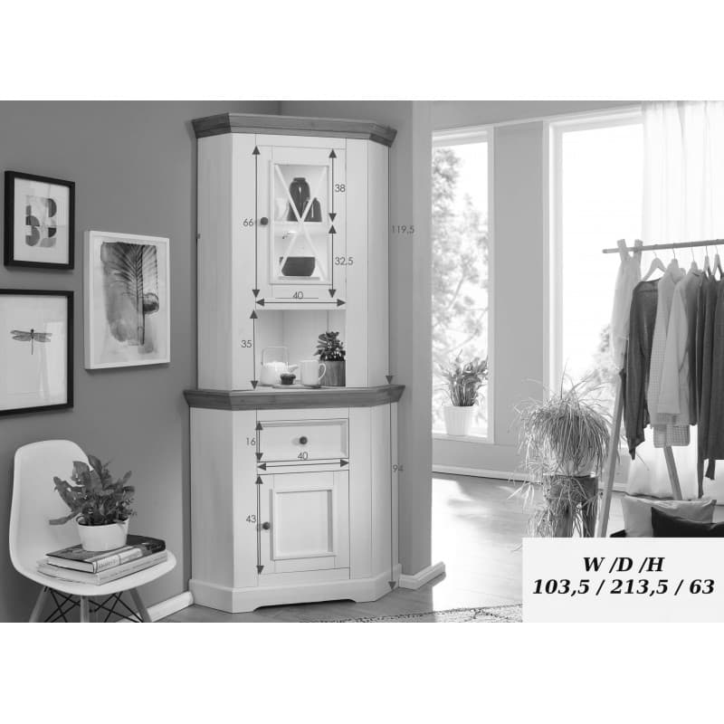 Буфет Форест угловой 48711