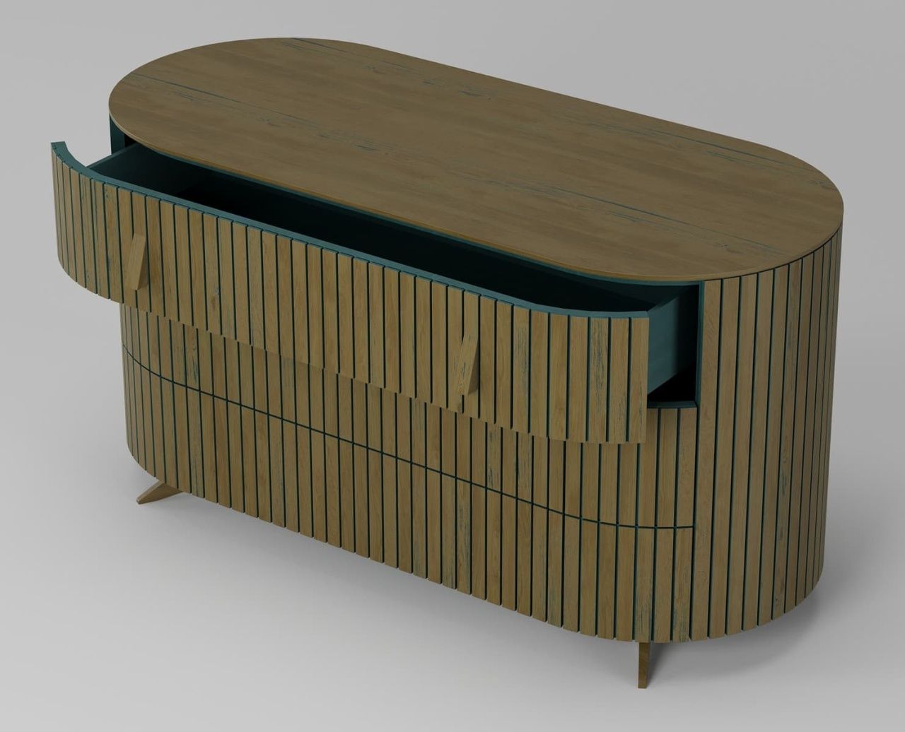 Комод Eclipse 3 ящика ЭК-303