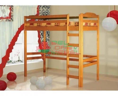 Верхнеярусная кровать-чердак Лицей