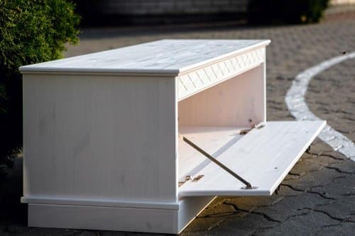 Скамья 01 Индра белый воск