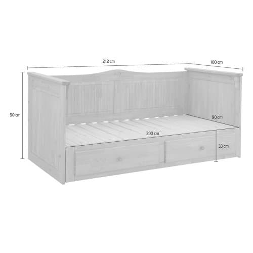 Кровать софа Adele 7352-3 (90х180)