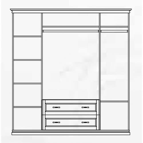 Шкаф комбинированный Лолита ГМ 8801