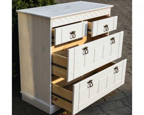 Комод 22 Индра белый воск