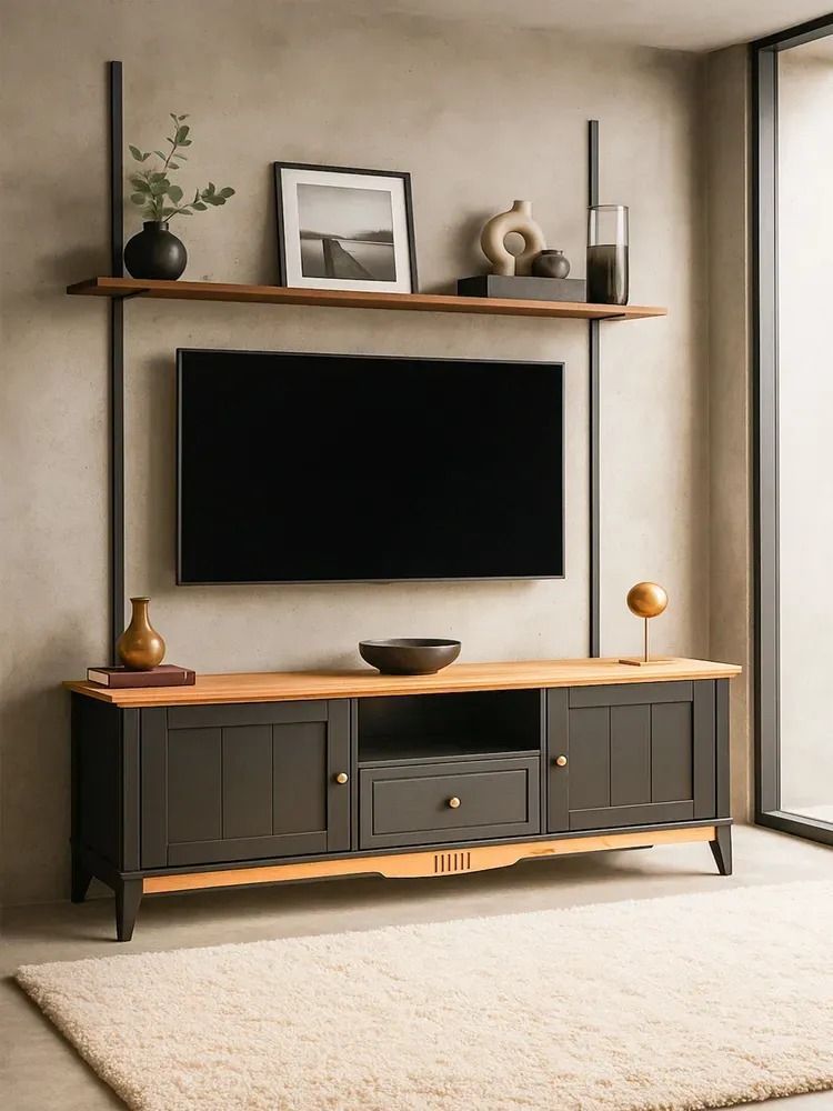 Тумба ТВ с дверцами -1600 Пенни