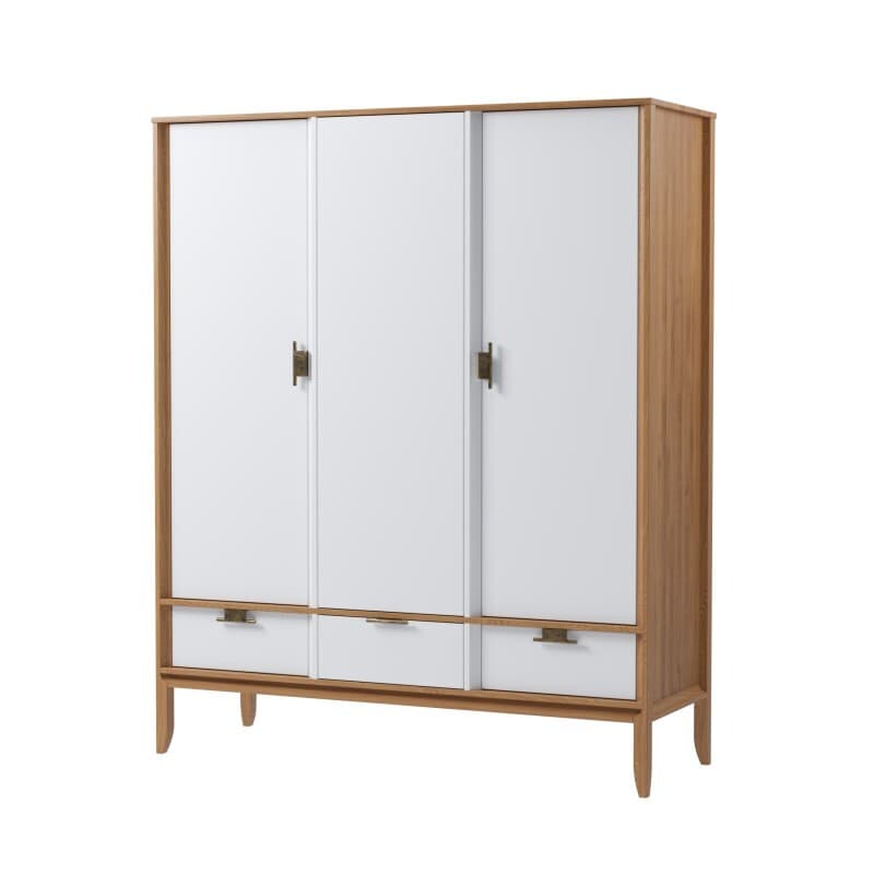 Шкаф 3х дверный с глухими дверями Бридж