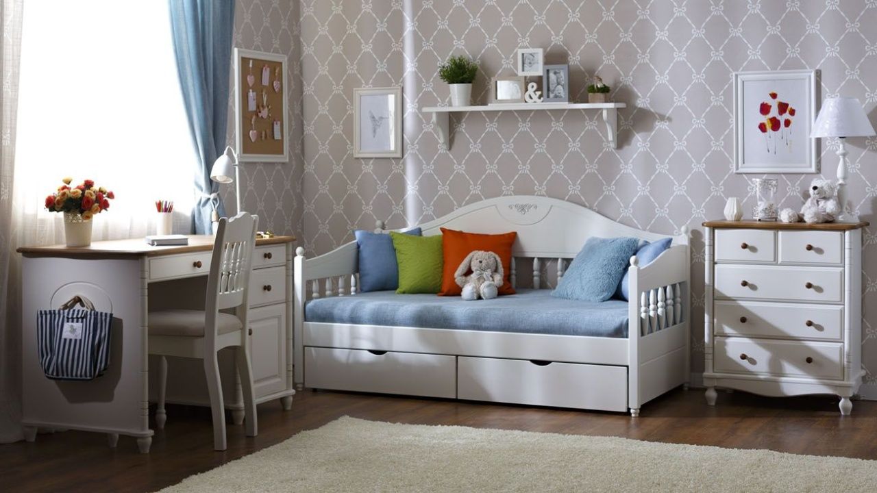 Тахта Айно №2 с ящиками (детская 90x190/200)