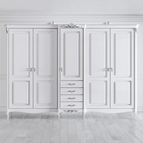Шкаф Silvery Rome S625E-K00-S