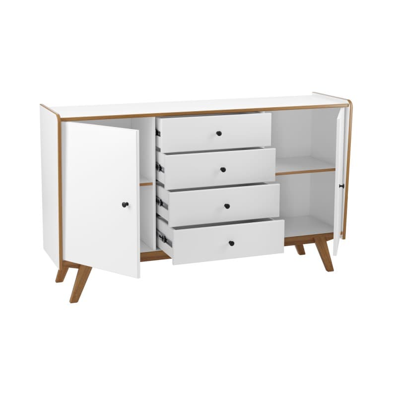 Тумба 2 двери 4 ящика Винтаж 30024