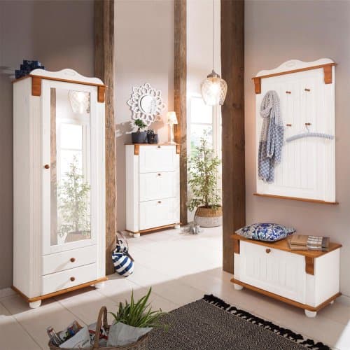 Шкаф 1 дв 2 ящ Adele 7309-4.1