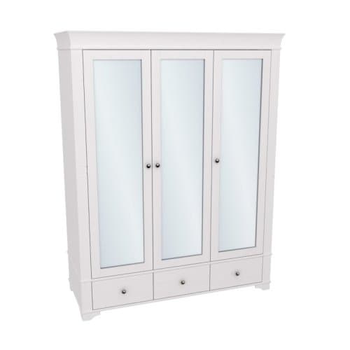 Шкаф 3-х дверный с зеркальными дверями Бейли 87421