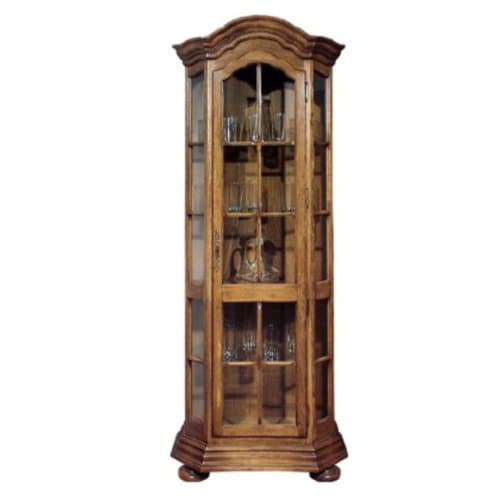 Шкаф с витриной Ноктюрн ГМ5267C зеркальный (правый)