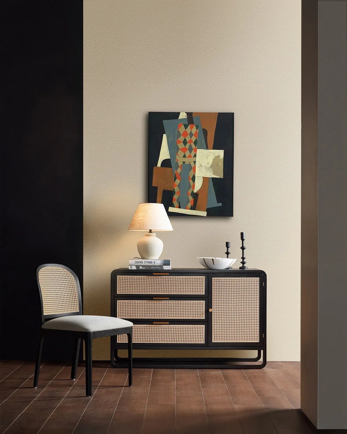 Комод Жаде 3 ящика 1 дверь NH2351N