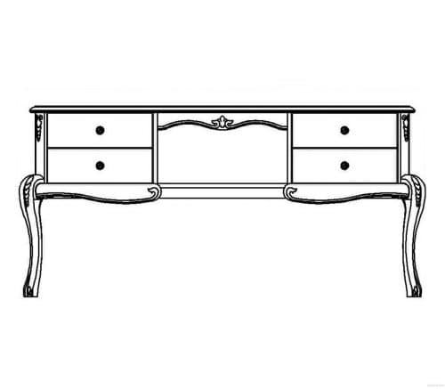 Стол туалетный Мокко ММ-316-06