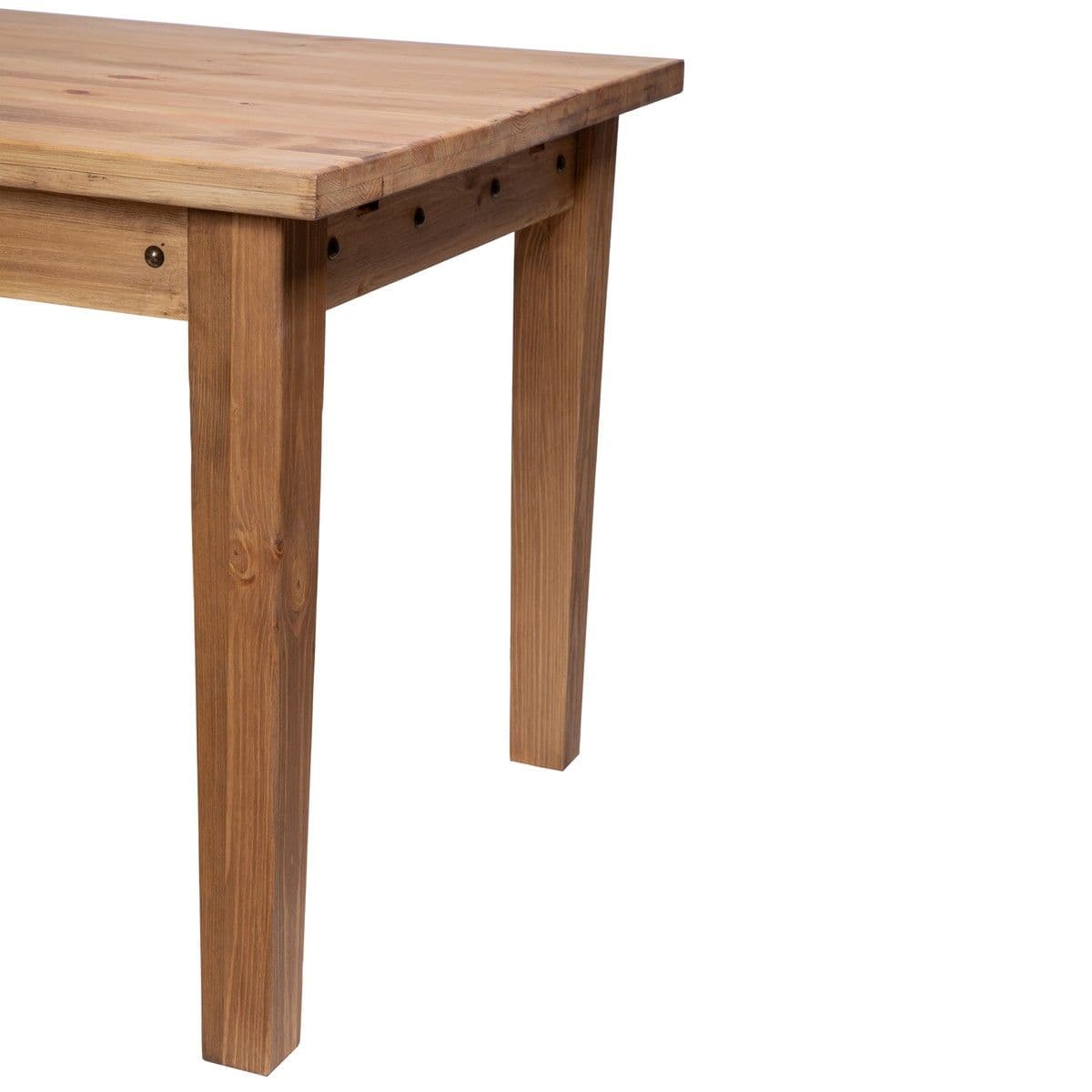 Стол обеденный из сосны Шале 160