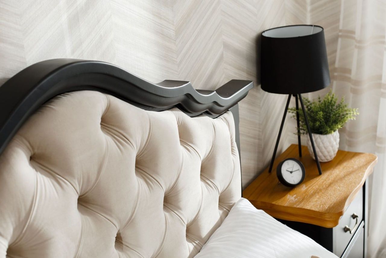 Кровать Айно №18 мягкая (двуспальная 180x190/200)