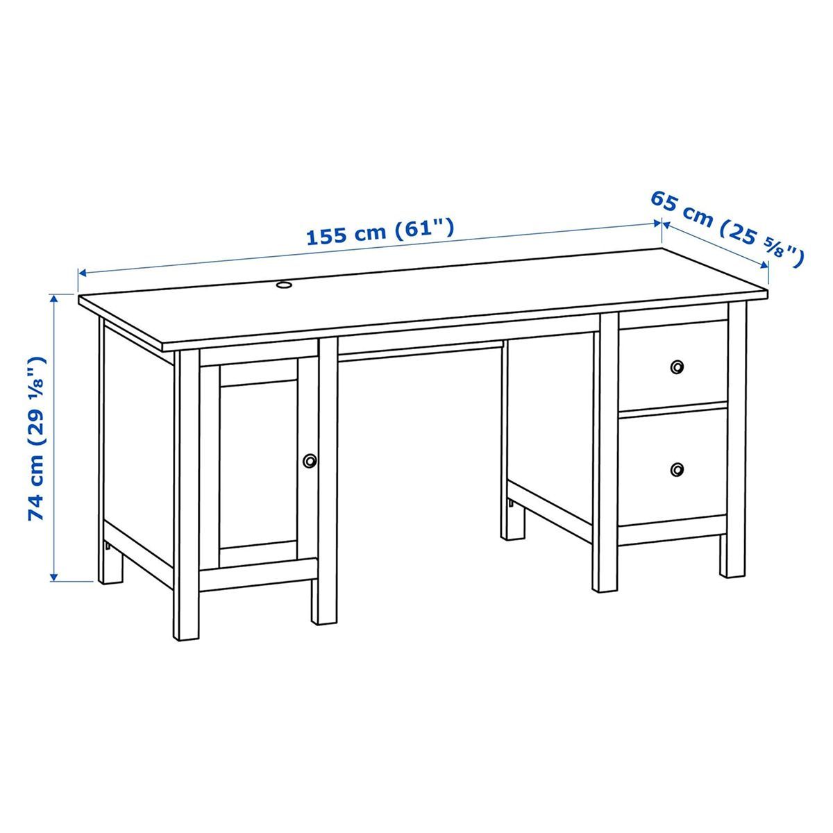 Стол письменный Кантри (Hemnes) 12 0112