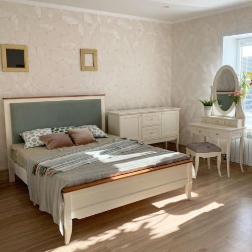 Кровать Римини с мягким изголовьем