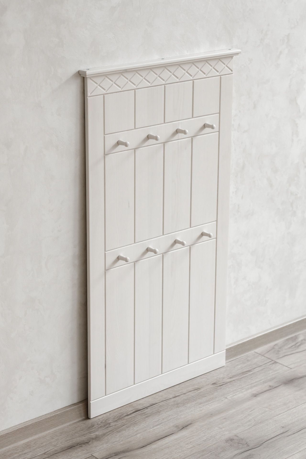 Вешалка навесная Индра белый воск