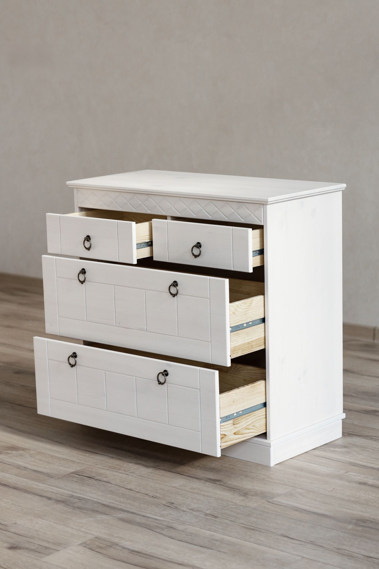 Комод 22 Индра белый воск