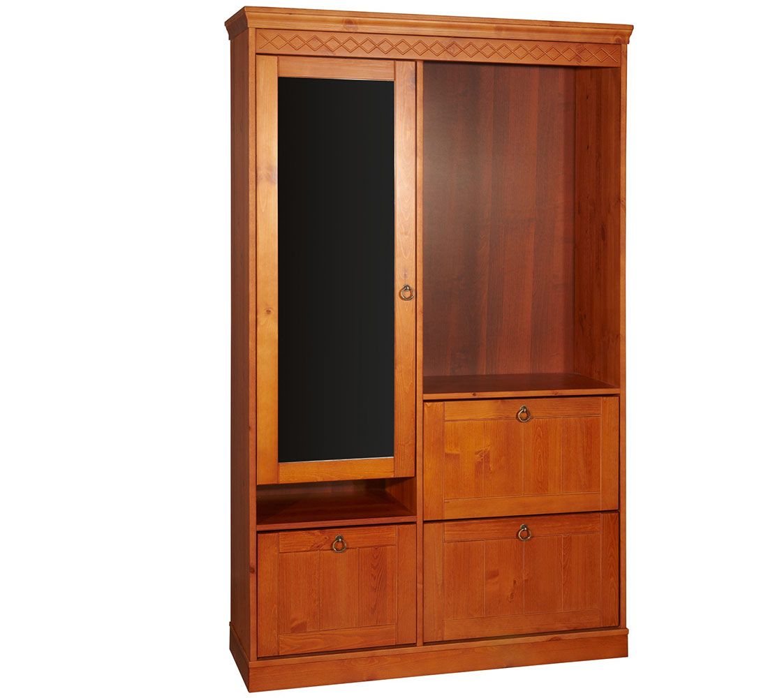 Шкаф Дания для прихожей комбинированный
