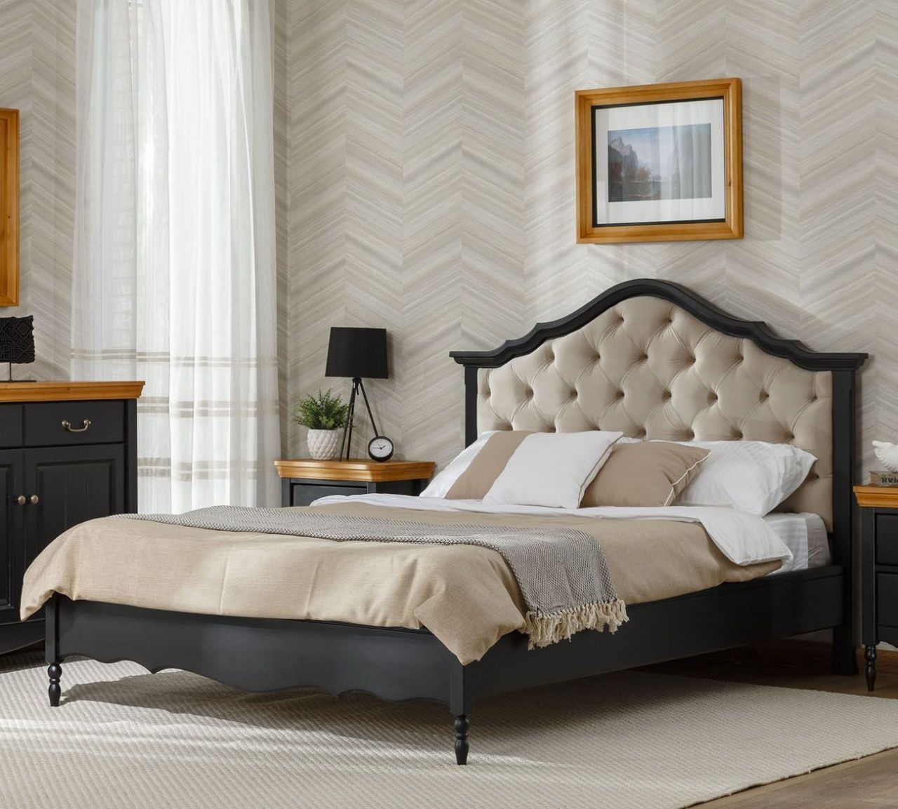 Кровать Айно №18 мягкая (двуспальная 180x190/200)