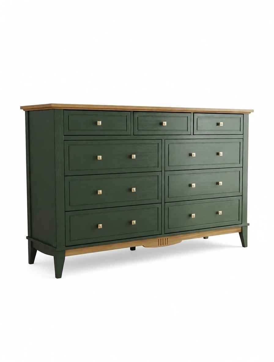 Комод с 9 ящиками деревянный NN 036 Пенни