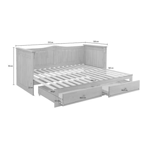 Кровать софа Adele 7352-3 (90х180)