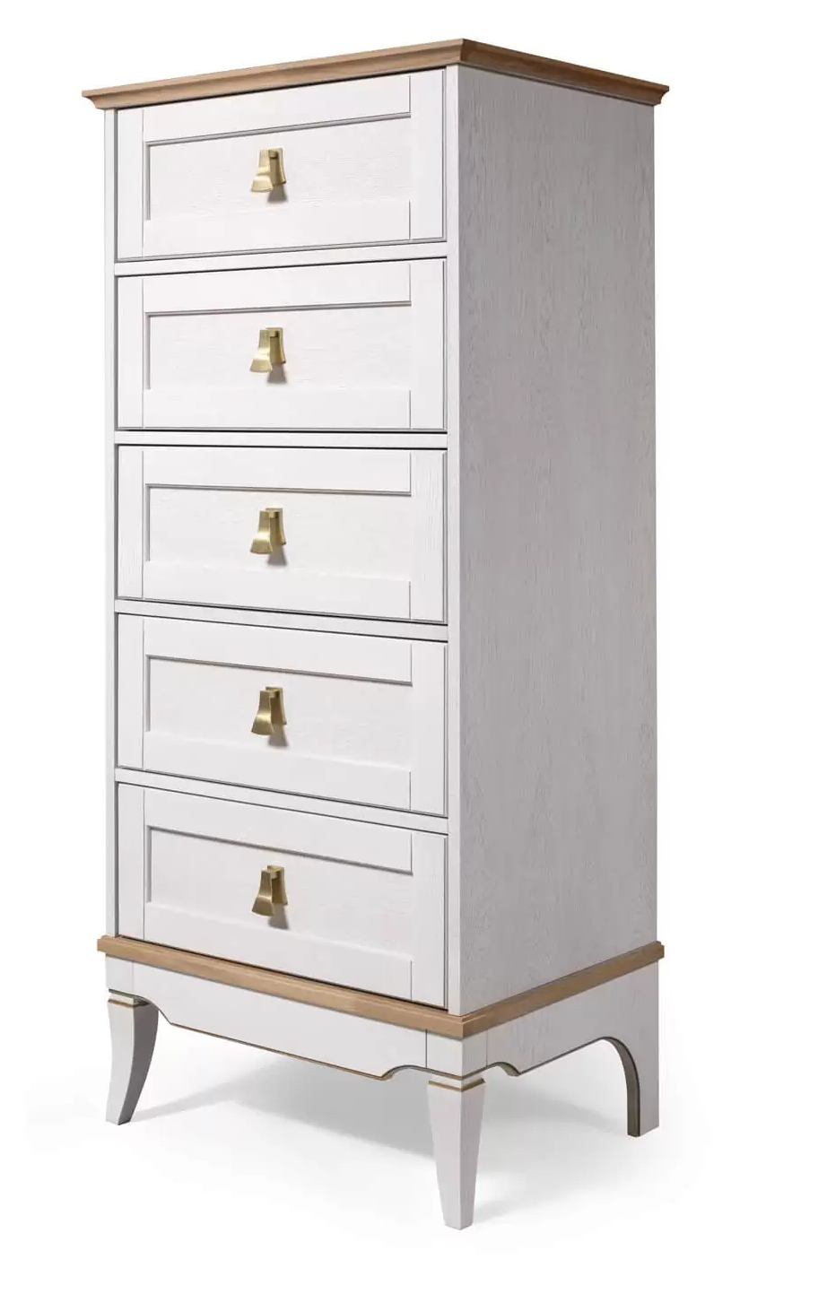 Комод Тельма высокий 5 ящиков ГМ 6563-11