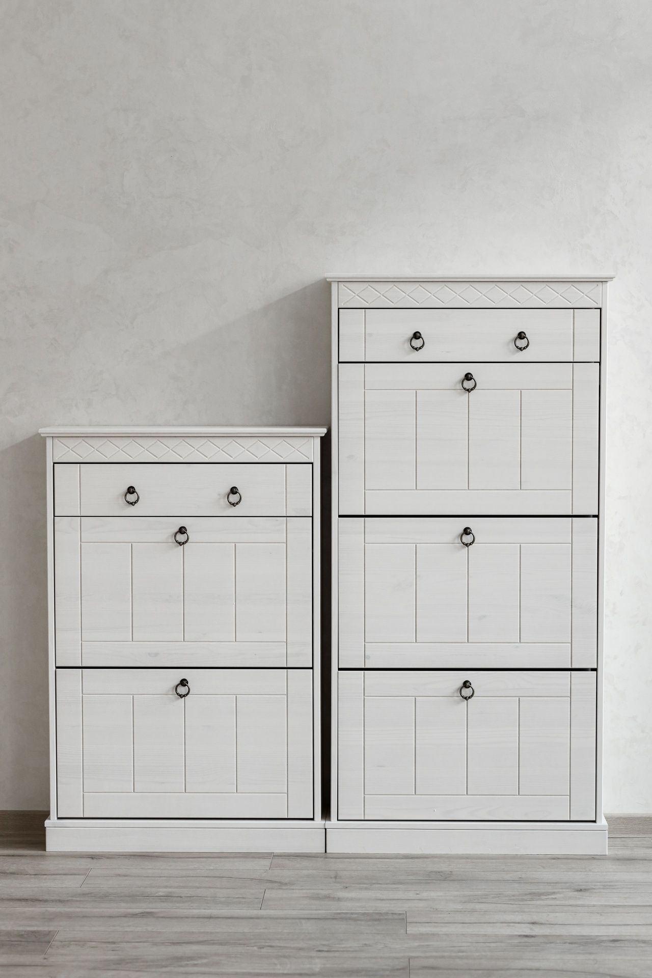 Тумба для обуви 31 Индра белый воск