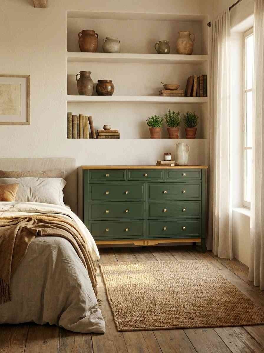 Комод с 9 ящиками деревянный 036 Пенни